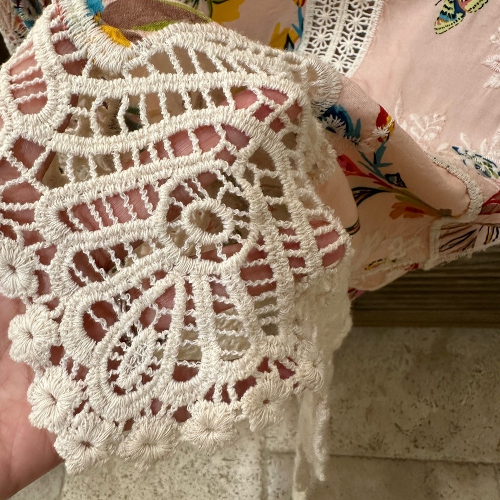 Democracy Crochet Peplum Top size xs - Picture 6 of 7
